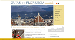 Desktop Screenshot of guias-florencia.com